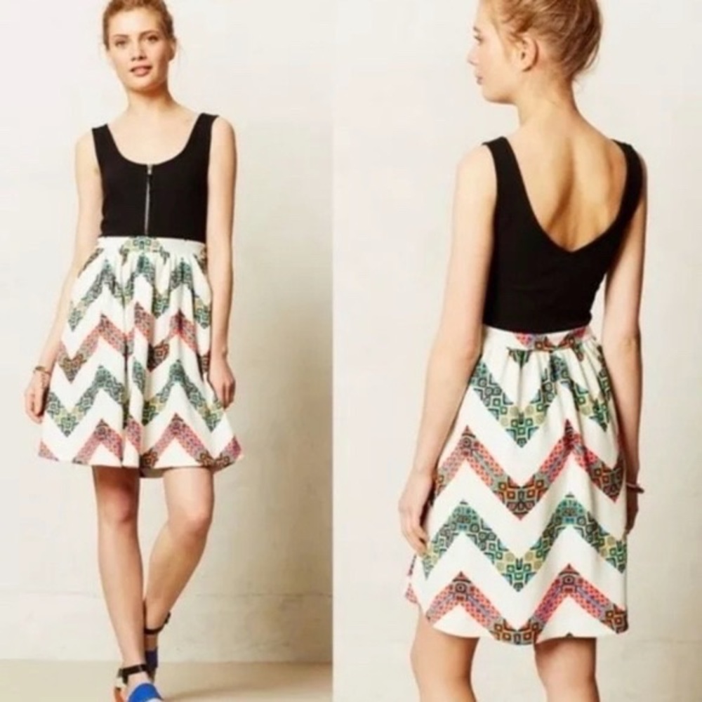 Maeve Amapola Geometric Dress